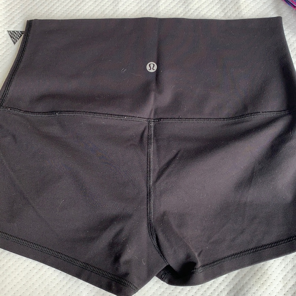Black Lululemom shorts - size 6